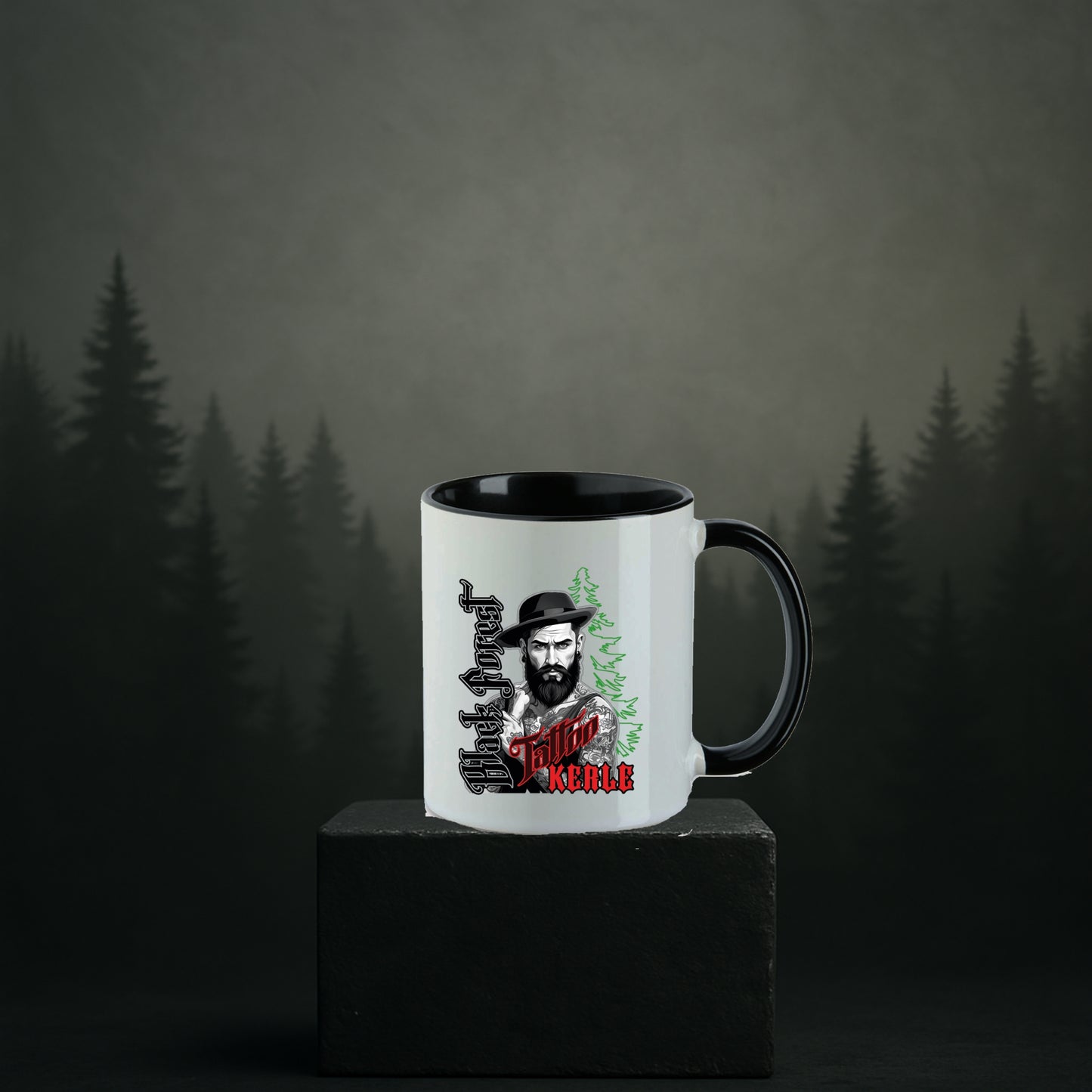 Black Forest Tattoo Kerle Tasse
