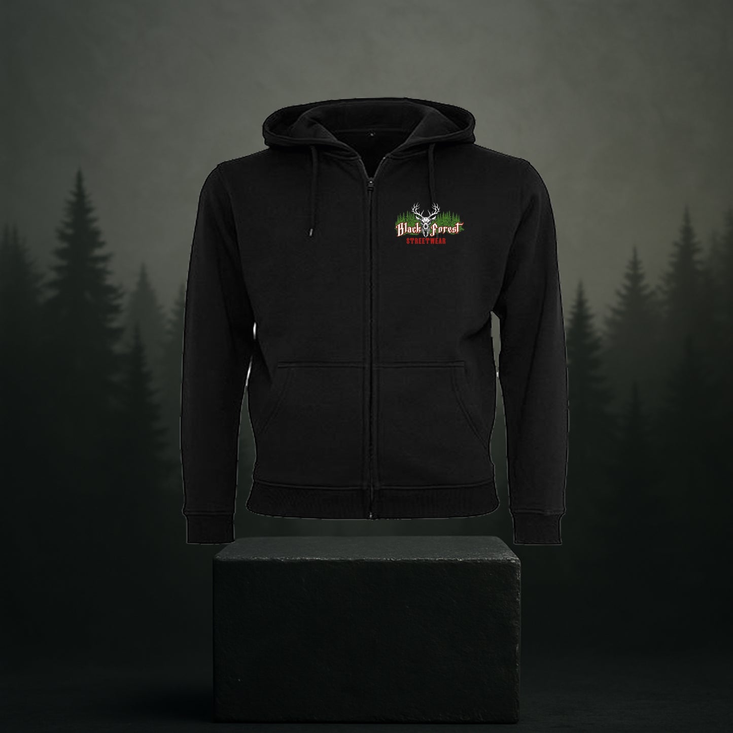 Black Forest Tattoo Kerle Kapuzenjacke