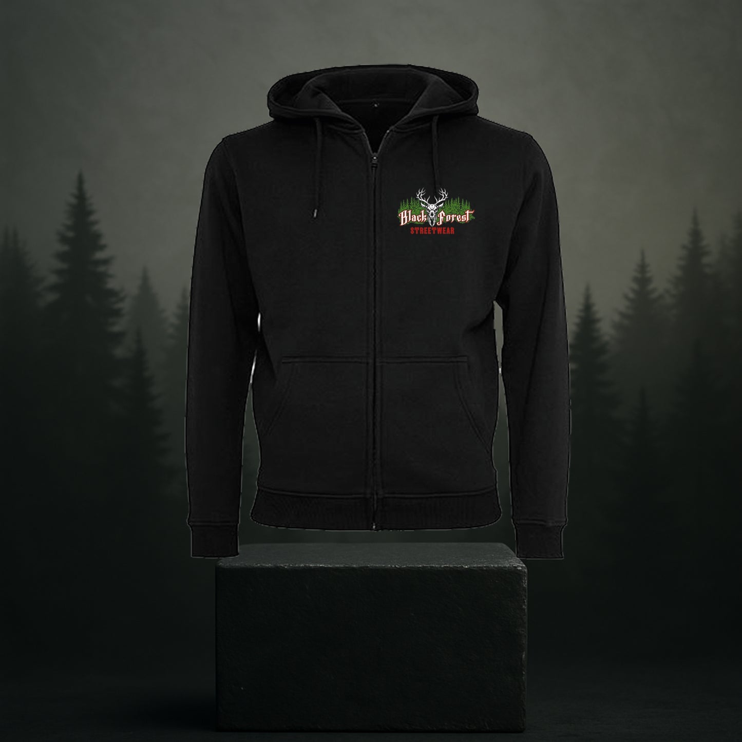 Black Forest Streetwear Kapuzenjacke