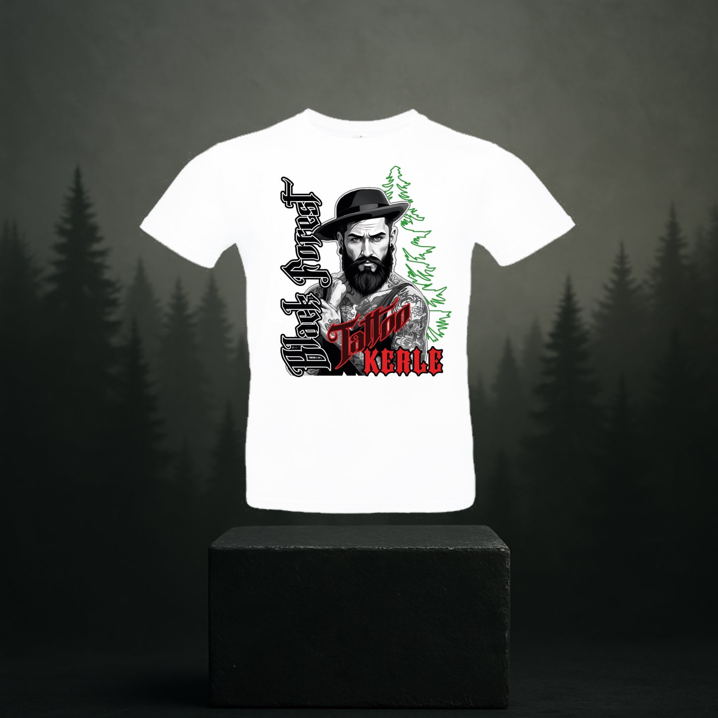 Black Forest Tattoo Kerle T-Shirt