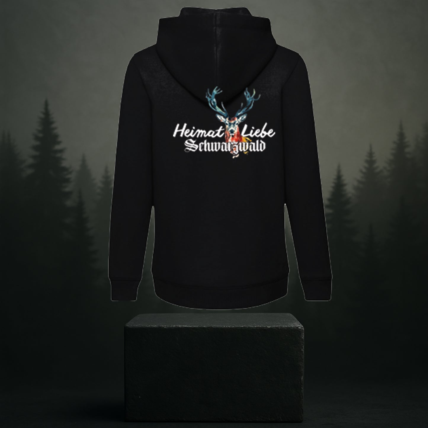 Heimat Liebe Hoodie Backprint
