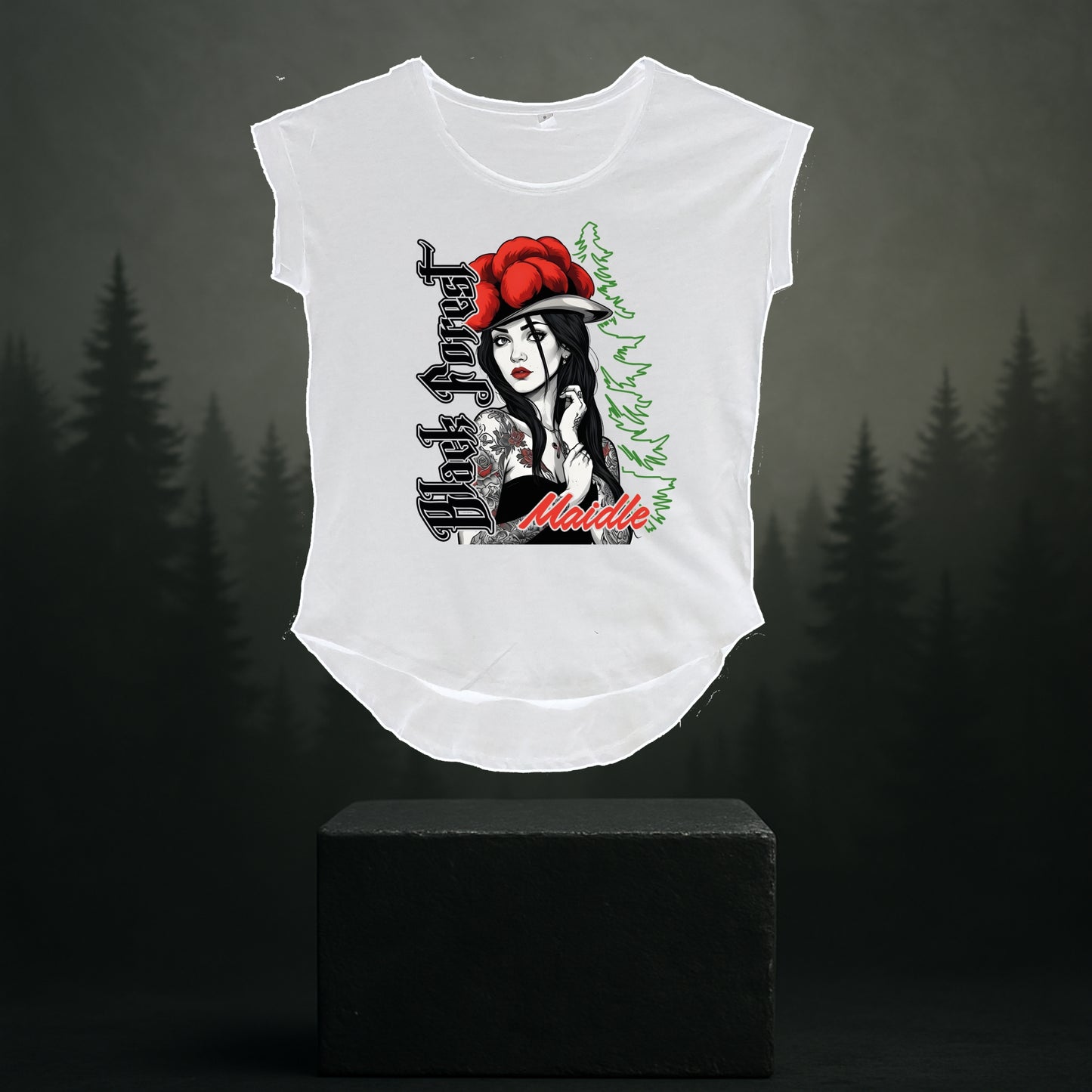 Black Forest Maidle Shirt lässig