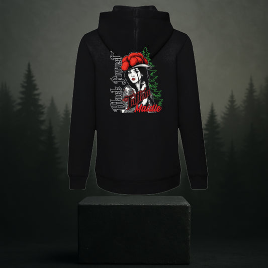 Black Forest Tattoo Maidle Hoodie Backprint