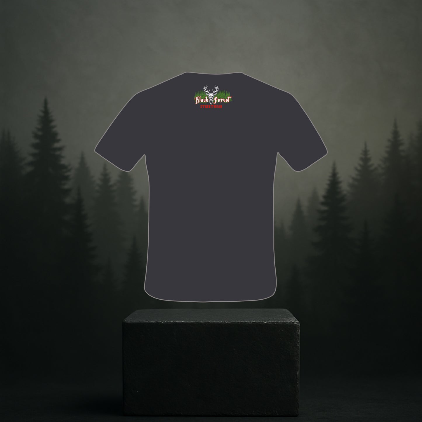 Black Forest Deer Skull T-Shirt